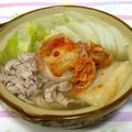 はやみちゃん's cooksnap of when they made 豚キムチ鍋.