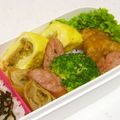 なななな♡MaMa's cooksnap of when they made お弁当に♬ソース焼きそば入り卵焼き♬.