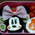 mairinchan's cooksnap of when they made キャラ弁☆ミッキー＆ミニー.