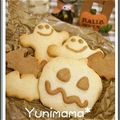 ♡みきママ♡'s cooksnap of when they made ハロウィンに♪簡単！おばけクッキー.