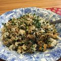 はっしーまま's cooksnap of when they made 超簡単♡ニラと挽き肉の餃子風炒飯.