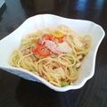 アプリコットブルーム's cooksnap of when they made ツナとキノコとキャベツの和風パスタ☆.