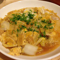 小ねこママもりんちゅ's cooksnap of when they made 白菜とお揚げさんの甘辛◇玉子とじ.