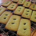 Baby Ring's cooksnap of when they made * 抹茶と甘納豆のフィナンシェ *.