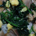 linapapi's cooksnap of when they made 鶏肉とほうれん草のふんわり卵炒め.