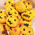 ぽこ❁'s cooksnap of when they made ハロウィン♡チョコ入りかぼちゃクッキー.