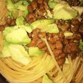 す1222's cooksnap of when they made アボカド納豆パスタ.