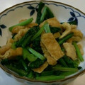 marco13's cooksnap of when they made 小松菜とお揚げの炒め物.
