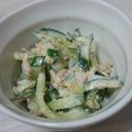 たつき0011's cooksnap of when they made お手軽に♪キュウリとツナの和え物.