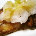 kucina's cooksnap of when they made ブリのおろしネギポン酢♪.
