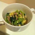 ♥ sora ♥'s cooksnap of when they made 小松菜と卵の和風あんかけ.
