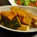 光美ママ's cooksnap of when they made 厚揚げとかぼちゃとインゲンの田舎風煮物.