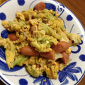 つきっち＠料理初心者's cooksnap of when they made キャベツとウインナーの卵とじマヨポン炒め.