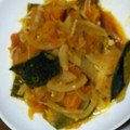 息子は怪獣♪'s cooksnap of when they made 白だしで✿かぼちゃの煮物.