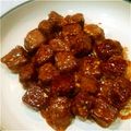 omisato513's cooksnap of when they made 簡単★サイコロステーキdeオイマヨ.