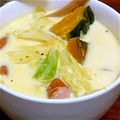 ぶーこちゃん★'s cooksnap of when they made かぼちゃのミルクスープ.
