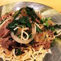 エキセントリック舞's cooksnap of when they made ”塩こうじ”で♪牛肉のレモン塩パスタ.
