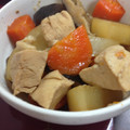 まあちゃんの彼女's cooksnap of when they made 鶏肉と大根と人参と椎茸の煮物.
