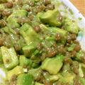 みぃっこん's cooksnap of when they made 納豆アボカド粒マスタード和え.