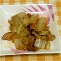 ssgw's cooksnap of when they made 白菜、しいたけ、豚肉の炒め物.