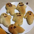 がてんママ's cooksnap of when they made ハロウィンのお化けあんパン.