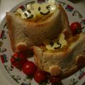 atokunママ's cooksnap of when they made 食パンでピタパン＊うさぎちゃんサンド.