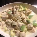 ｄａｙａｎ4632's cooksnap of when they made 簡単！鶏肉とアボカドのきのこクリーム煮☆.
