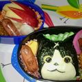 TAなおたく's cooksnap of when they made キャラ弁 フユニャン(妖怪ウォッチ).