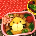 kycrm443's cooksnap of when they made ミートボールでライオン弁当.