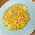 mokun's cooksnap of when they made スパイシー☆大根のカレーそぼろあんかけ.
