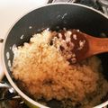 Abbieyu's cooksnap of when they made しめじのチーズリゾット★アルデンテのコツ.