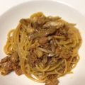 asianinaz's cooksnap of when they made さばの味噌缶 de 絶品パスタ.