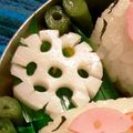 こはることん's cooksnap of when they made 簡単！かまぼこで雪の結晶(キャラ弁).