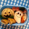 yuzuokaki's cooksnap of when they made キャラ弁★☆簡単 ハロウィン ♪♪.