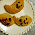 ma___111's cooksnap of when they made ハロウィン＊おばけホットケーキ.