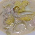 めんちかつ's cooksnap of when they made 「豆乳で♪白菜とウインナーのクリーム煮」.
