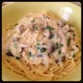 ayaly＊'s cooksnap of when they made きのこたっぷり味噌クリームパスタ.