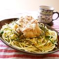Kenmamac's cooksnap of when they made おろしツナパスタ.