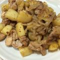 ｋエンジェルスマイル's cooksnap of when they made 鶏肉とじゃがいものアンチョビ炒め.