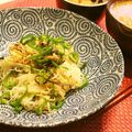 yukanosuke's cooksnap of when they made 塩昆布でそうめんチャンプルー.