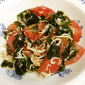 ひろむず's cooksnap of when they made ワカメとトマトの中華風サラダ.