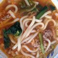 lamiloy's cooksnap of when they made 超手抜き☆Wスープで激うまキムチうどん♫.