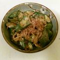mnm813's cooksnap of when they made 簡単♪えのき茸とオクラのマヨポン炒め☆.