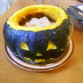 harutop's cooksnap of when they made カボチャの宝蒸し ハロウィン風.