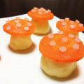 sachi02s's cooksnap of when they made かわいいつけあわせ♪アリス風の毒キノコ？.