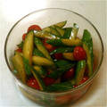 ちびさくママ's cooksnap of when they made きゅうりとプチトマトの中華和え★.