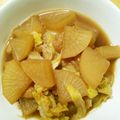 ゆうこりんのママ's cooksnap of when they made すき焼きの残りで簡単！大根、白菜の煮物.