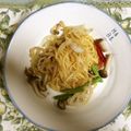 にゃー２'s cooksnap of when they made ●パスタ●れんこんとしめじ・しょうゆ味♡.
