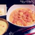 三児のmamaだい's cooksnap of when they made 簡単海老のトマトクリームパスタ.
