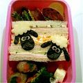 aya302915☆'s cooksnap of when they made ☆簡単キャラ弁☆ ひつじのショーン.